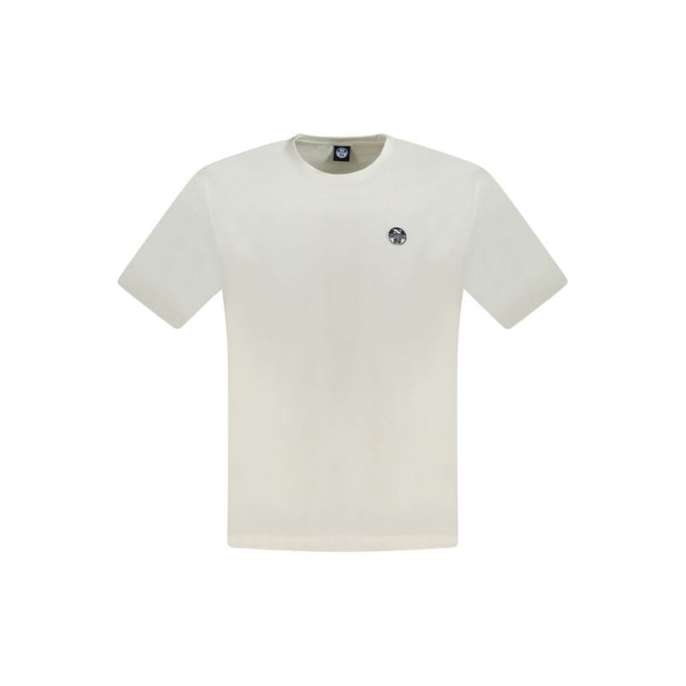 North Sails Bianco Cotton Men Men's T-Shirt